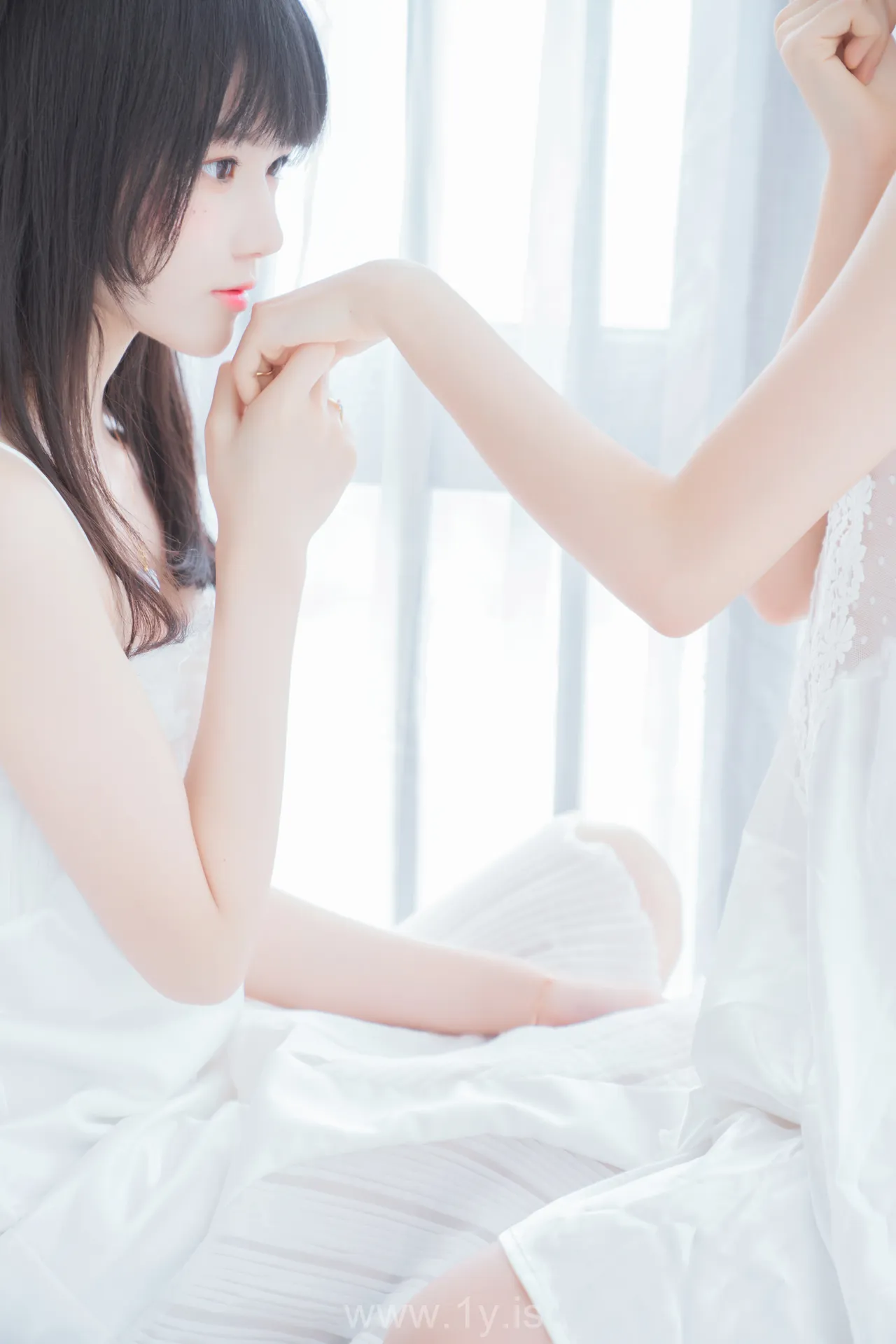 桜桃喵 NO.47 朝(白裙×白裙)